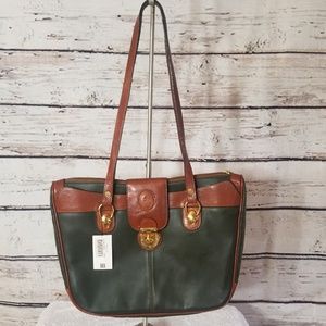 Nwt Vintage Italia Moda Leather Shoulder B…